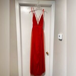 Rust orange bridesmaid dress from Windsor